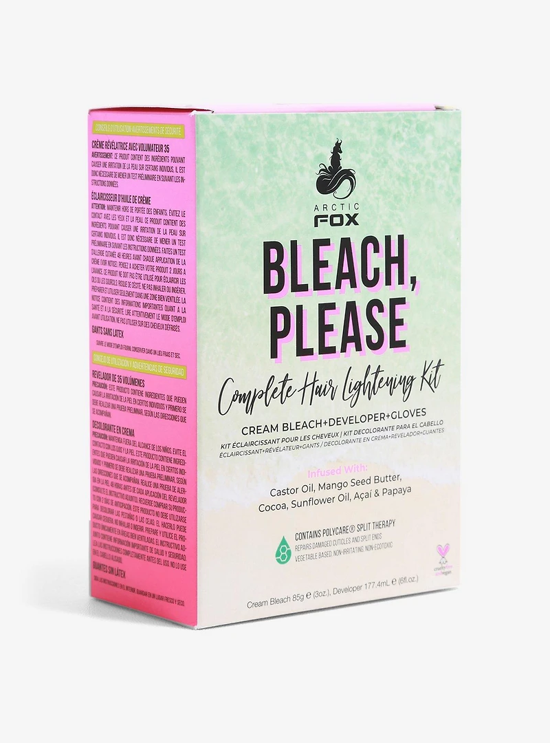 Arctic Fox Bleach, Please Complete Hair Lightening Kit