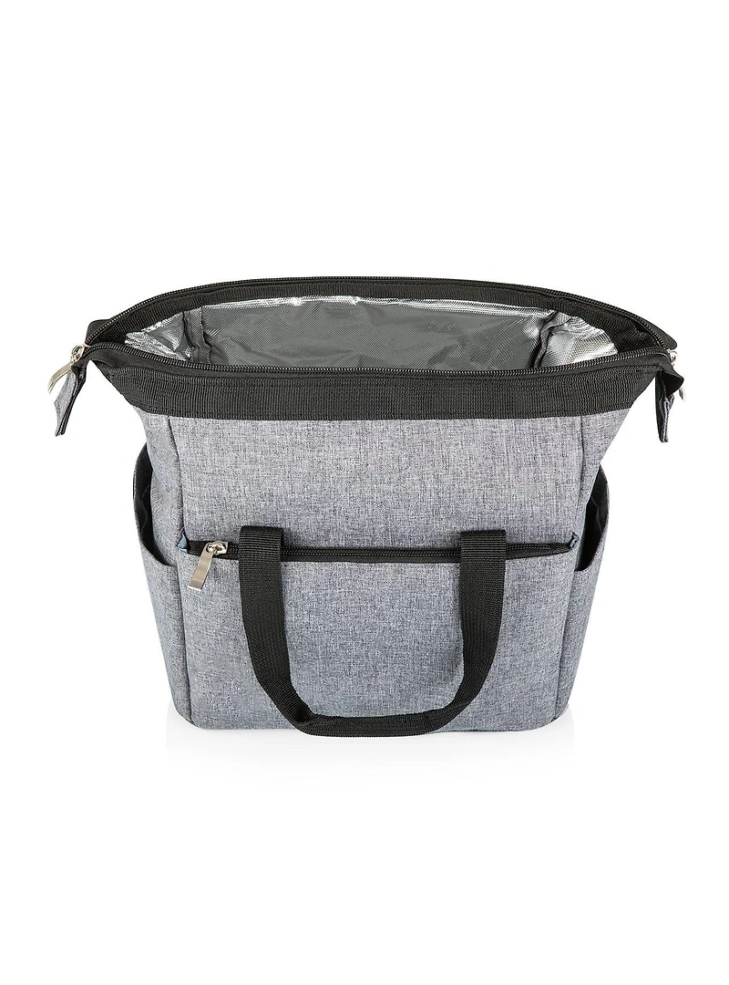 On The Go Heathered Gray Lunch Cooler