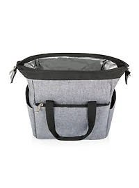 On The Go Heathered Gray Lunch Cooler