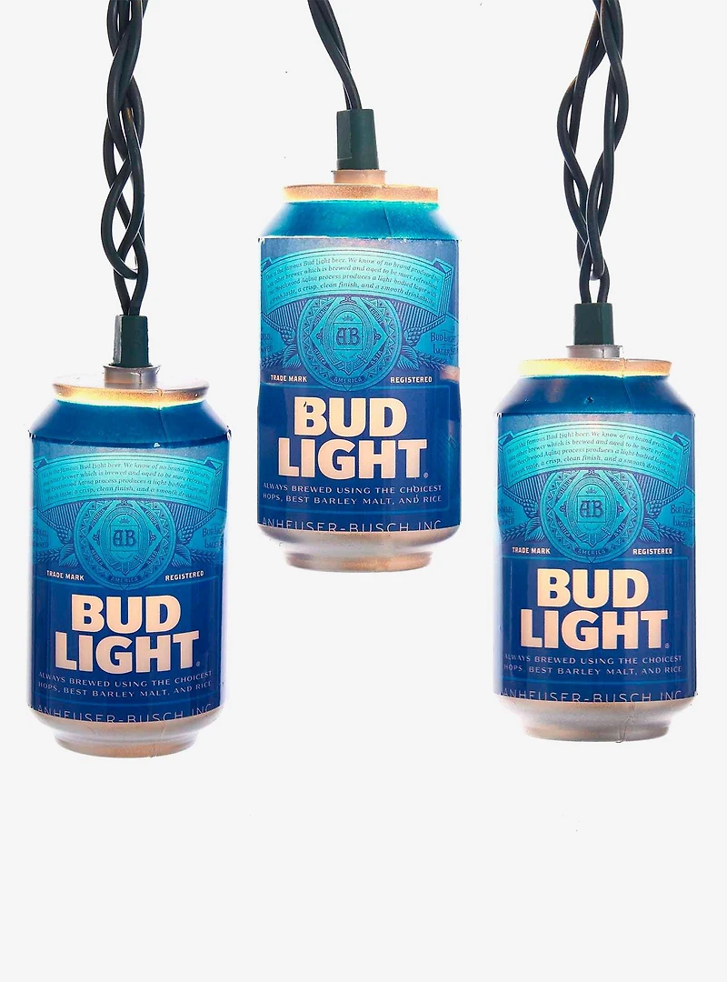 Budweiser Bud Light Can New Logo Light Set