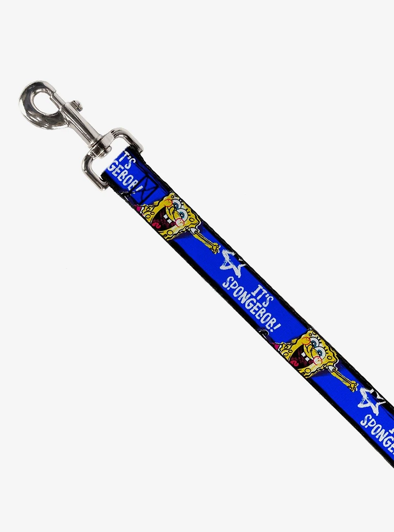 Spongebob Squarepants Pose It's Spongebob Blue Dog Leash