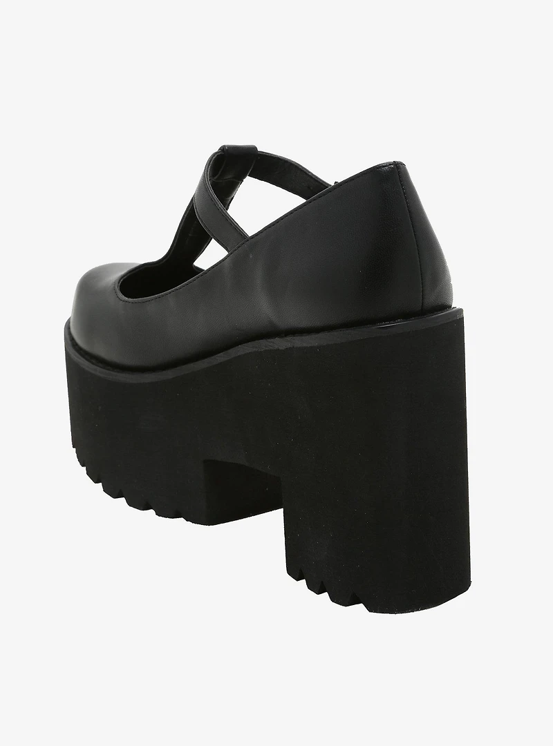 T-Strap Platform Mary Janes