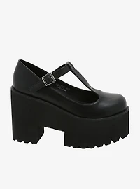 T-Strap Platform Mary Janes