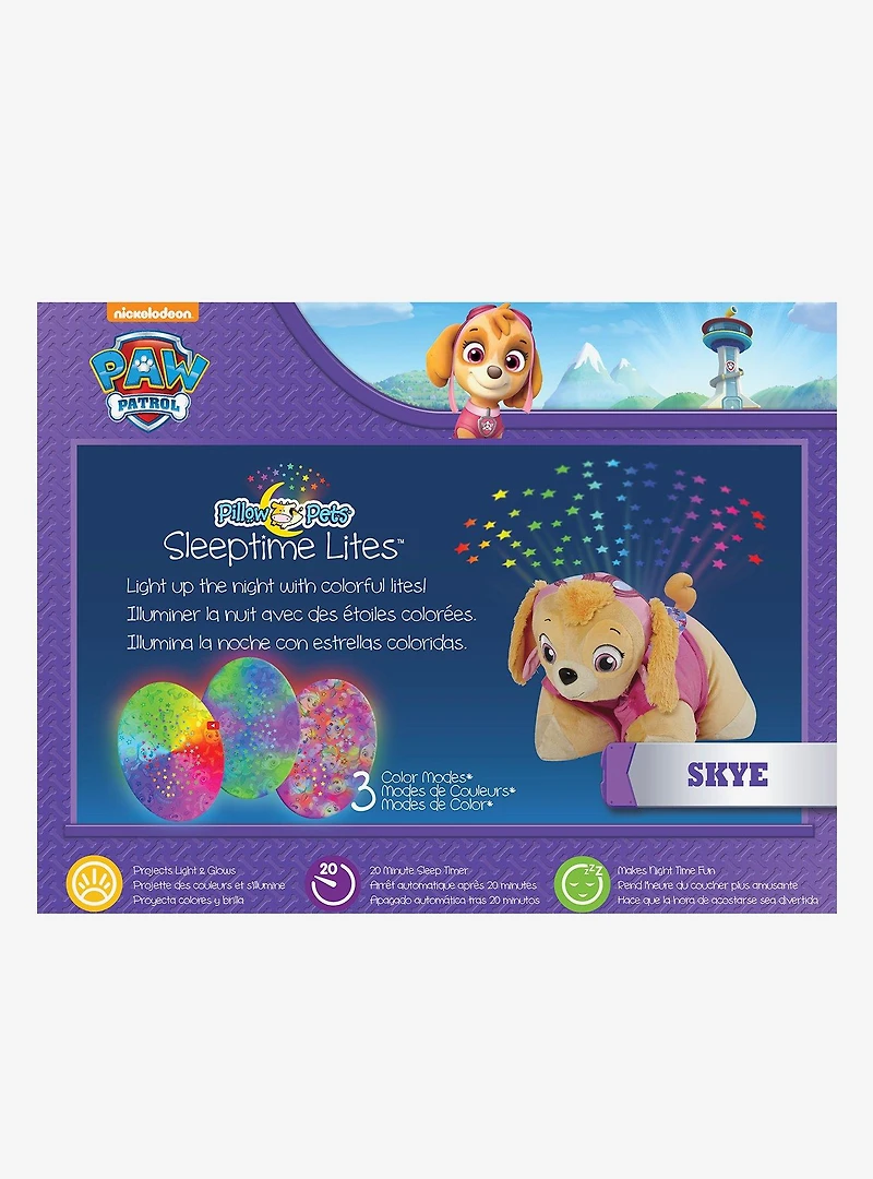 Nickelodeon Paw Patrol Skye Sleeptime Lites Pillow Pets Plush Toy