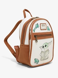 Loungefly Star Wars The Mandalorian The Child with Frogs Mini Backpack - BoxLunch Exclusive