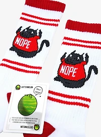 Exploding Kittens Nope Cat Crew Socks