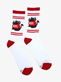 Exploding Kittens Nope Cat Crew Socks
