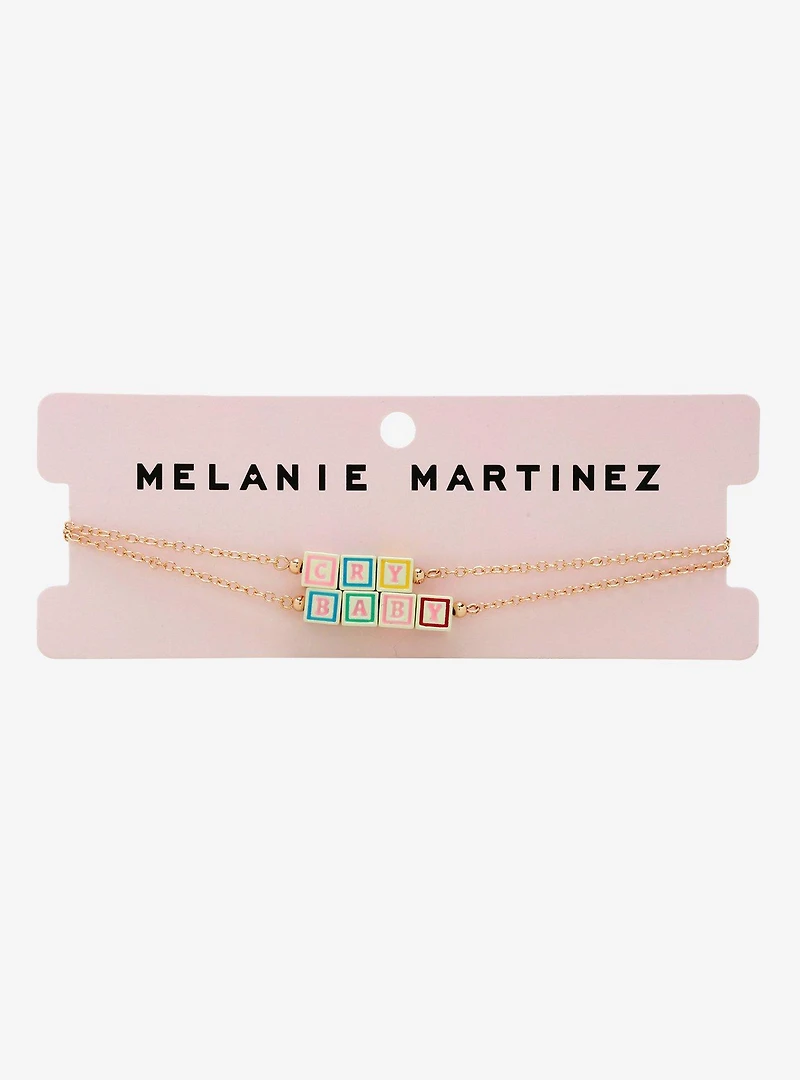 Melanie Martinez Cry Baby Blocks Necklace Set