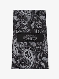 Star Wars Vader Paisley Black and White Tie