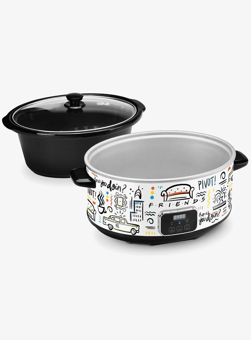 Friends 7-Quart Digital Slow Cooker