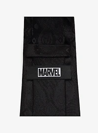 Marvel Avengers Paisley Icons Print Black Tie