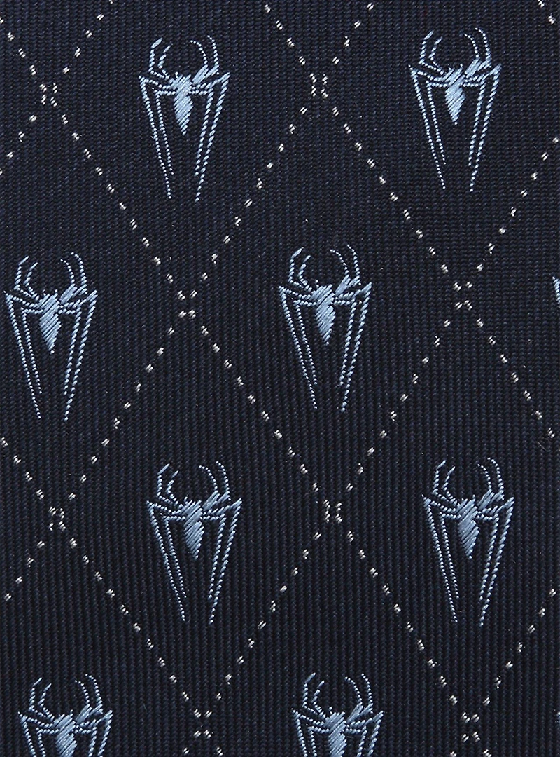 Marvel Spider-Man Diamond Navy Tie