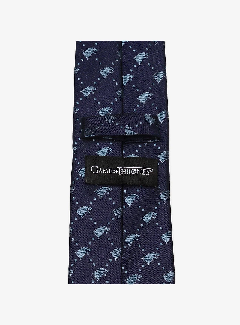 Game Of Thrones Stark Direwolf Tie