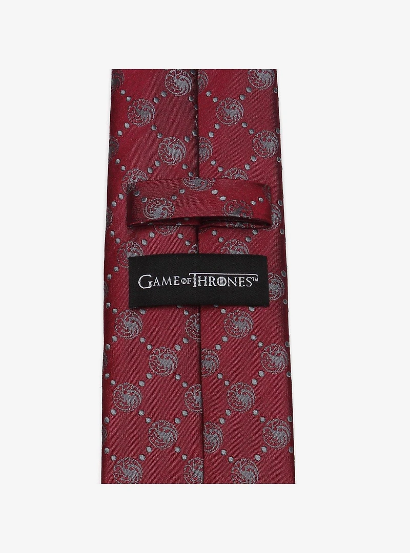 Game Of Thrones Targaryen Dragon Scattered Tie