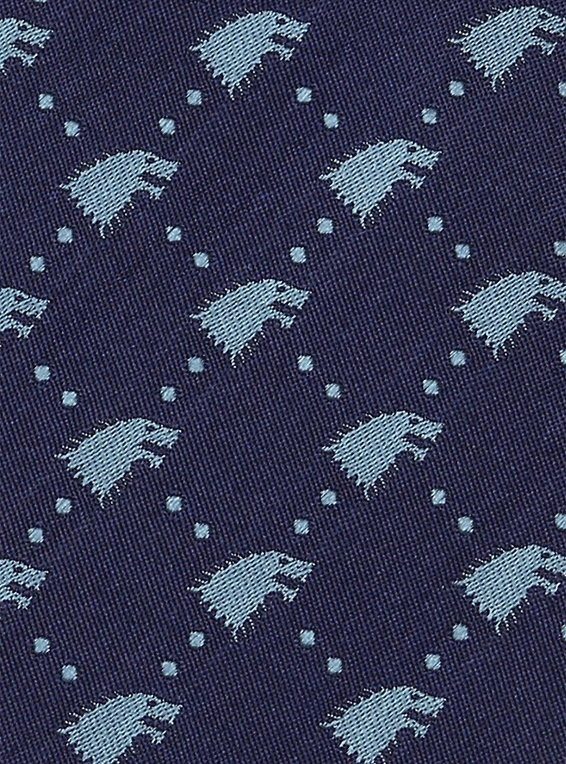 Game Of Thrones Stark Direwolf Tie