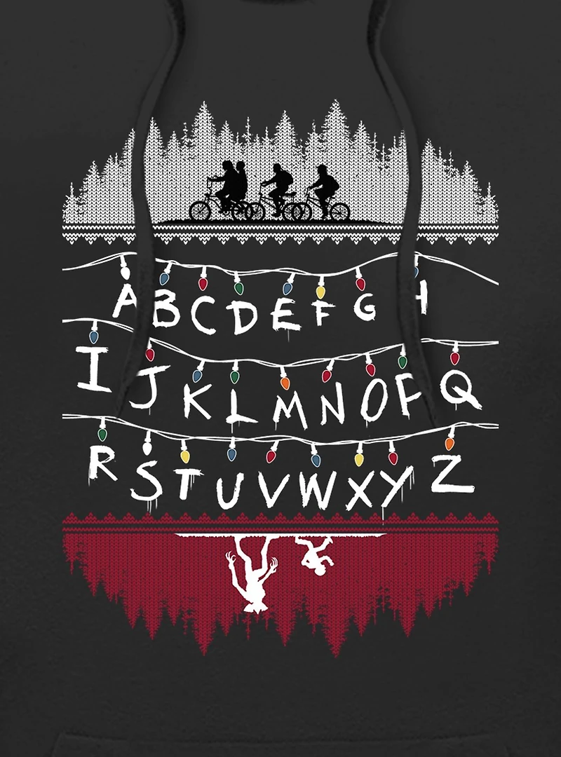 Stranger Things Alphabet Lights Hoodie