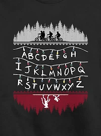Stranger Things Alphabet Lights Crew Sweatshirt