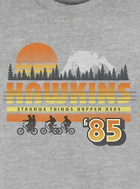 Stranger Things Hawkins Vintage Sunset Crew Sweatshirt
