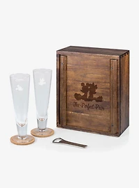 Disney Mickey Mouse & Minnie Mouse Beverage Glass Set