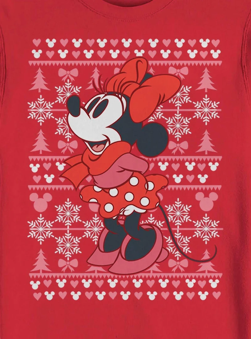 Disney Minnie Mouse Holiday Sweater Sweatshirt