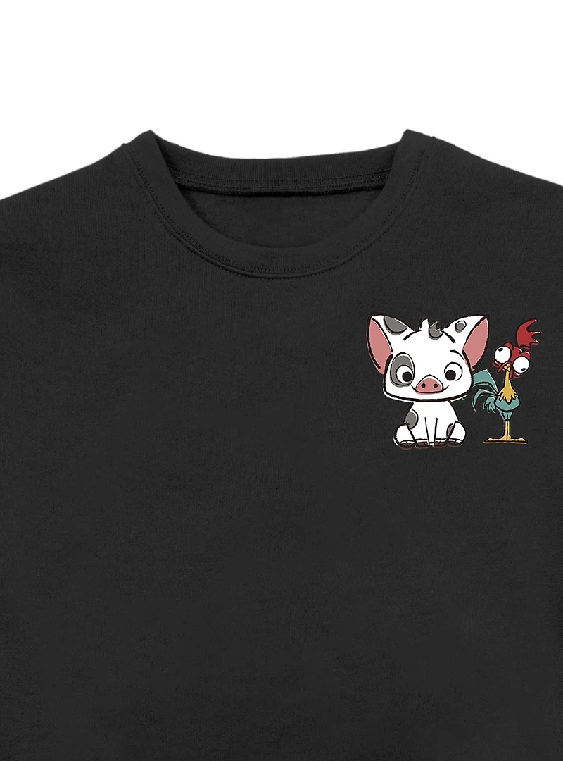 Disney Moana Pals Pocket Crew Sweatshirt