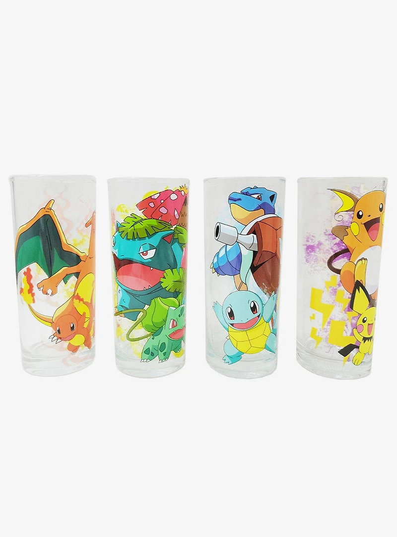 Pokémon Starter Pokémon Glass Set