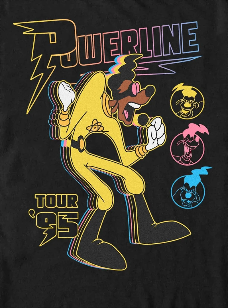 Disney A Goofy Movie Powerline Tour T-Shirt