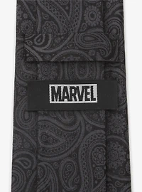 Marvel Deadpool Hidden Paisley Black Silk Tie
