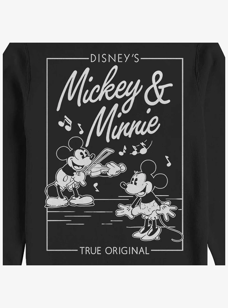 Disney Mickey Mouse Minnie Music Cover Womens T-Shirt