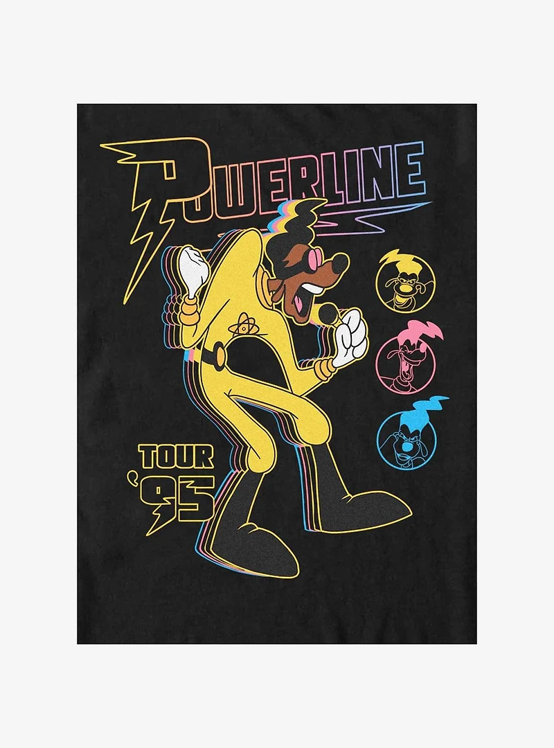 Disney A Goofy Movie Powerline Tour Cowlneck Long-Sleeve Girls Top