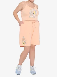 Studio Ghibli Kiki's Delivery Service Peach Girls Lounge Set Plus Size