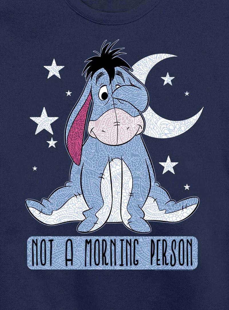 Disney Winnie The Pooh Eeyore Rather Sleep Crew Sweatshirt