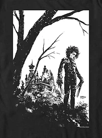 Edward Scissorhands Black And White Cover Crew Sweatshirt Hot Topic Exclusive