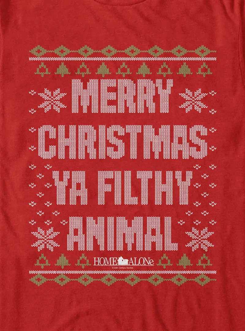 Home Alone Merry Christmas Ya Filthy Animal Ugly Holiday T-Shirt