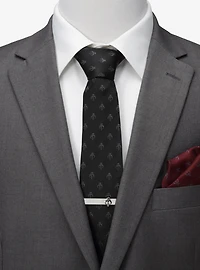 Star Wars Mandalorian Black Silk Tie