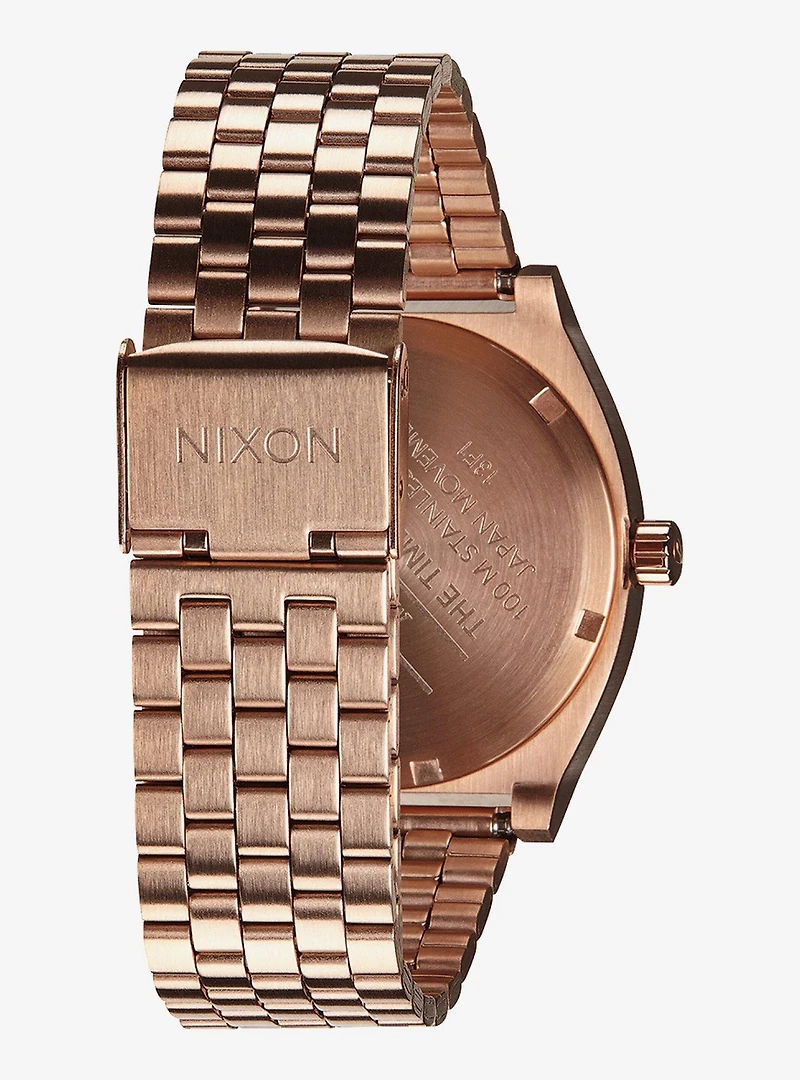 Nixon Time Teller All Rose Gold Watch