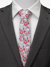 Star Wars The Mandalorian Holiday Red Tie