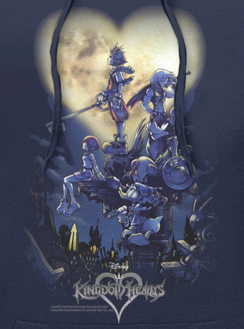 Disney Kingdom Hearts Poster Logo T-Shirt