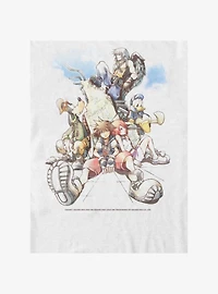 Disney Kingdom Hearts Group The Clouds Girls T-Shirt