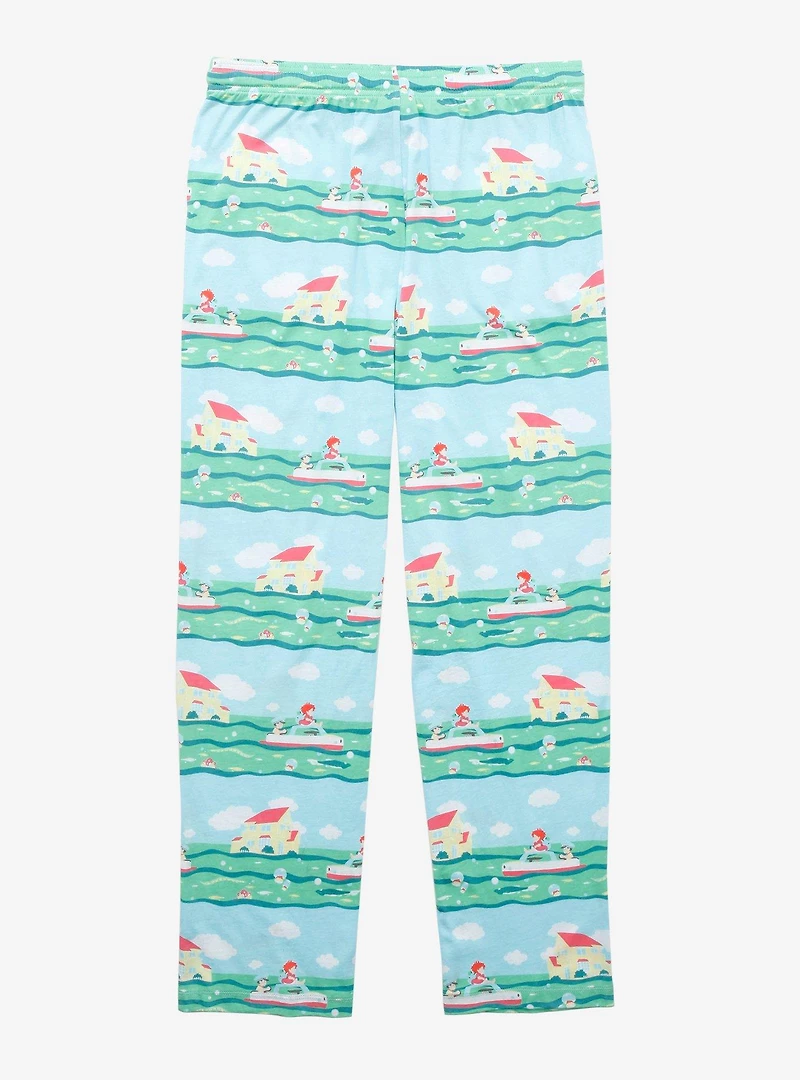 Studio Ghibli Ponyo Allover Print Sleep Pants - BoxLunch Exclusive