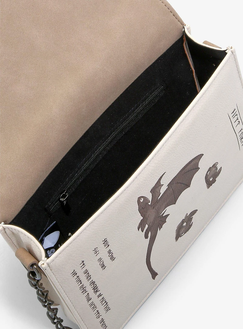 How To Train Your Dragon Dragon Manual Book Crossbody Bag