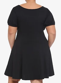 Black Empire Dress Plus