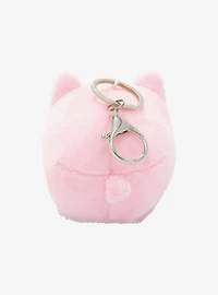 Tasty Peach Meowchi Strawberry Plush Key Chain