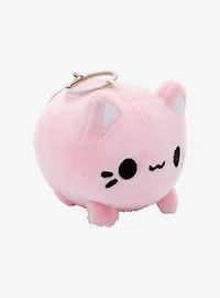 Tasty Peach Meowchi Strawberry Plush Key Chain