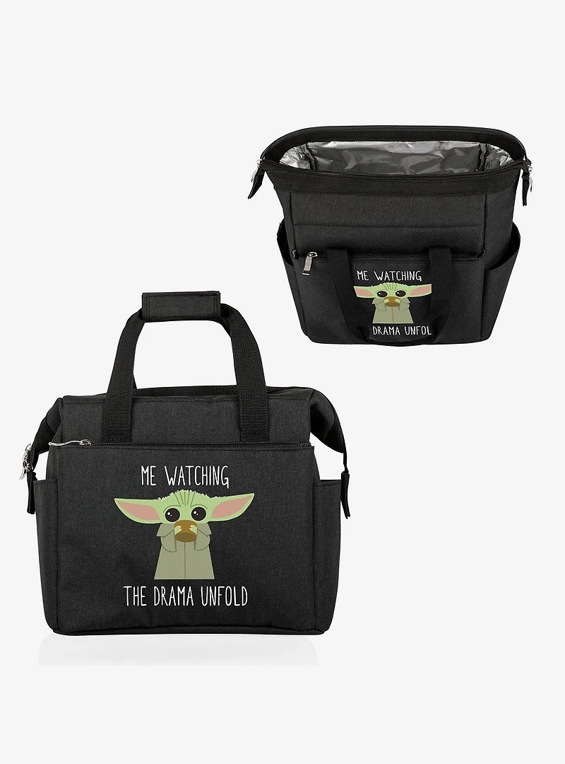Star Wars The Mandalorian The Child Drama Black Lunch Cooler