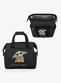 Star Wars The Mandalorian The Child Snacks Out Black Lunch Cooler