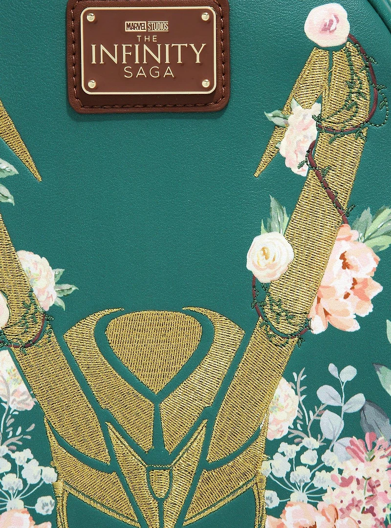 Loungefly Marvel Loki Floral Mini Backpack - BoxLunch Exclusive