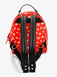 McDonald's Mealtime Favorites Allover Print Mini Backpack - BoxLunch Exclusive