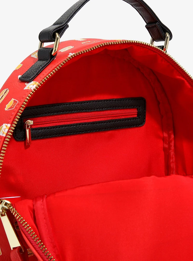 McDonald's Mealtime Favorites Allover Print Mini Backpack - BoxLunch Exclusive