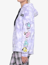 BT21 Cloud Wash Girls Hoodie